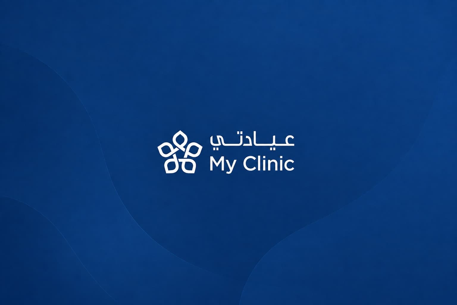 My Clinic brand logo on a deep blue background
